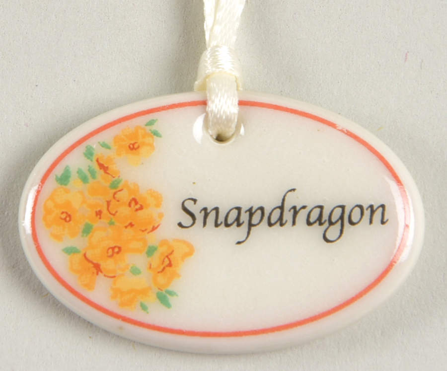 Baskets Snapdragon Tie-On Charm for Miniature Basket by Longaberger-1