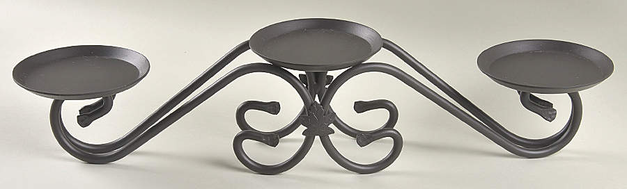 Baskets 3 Light Metal Candleholder by Longaberger-1