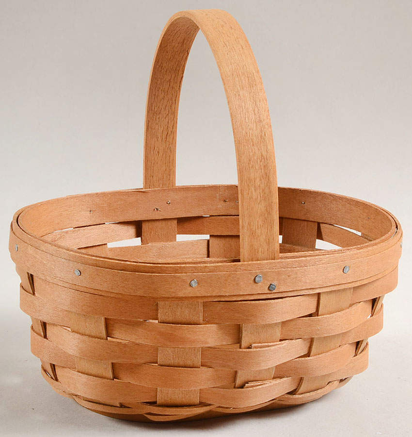 Baskets Small Oval Basket by Longaberger-1