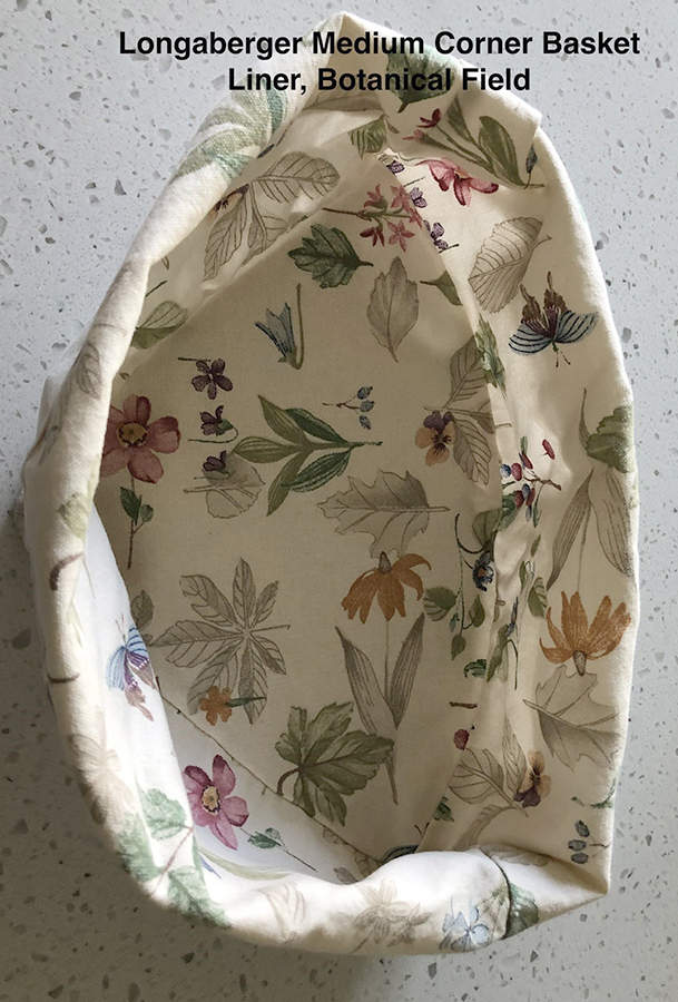 Baskets Liner for Corner Basket by Longaberger-1