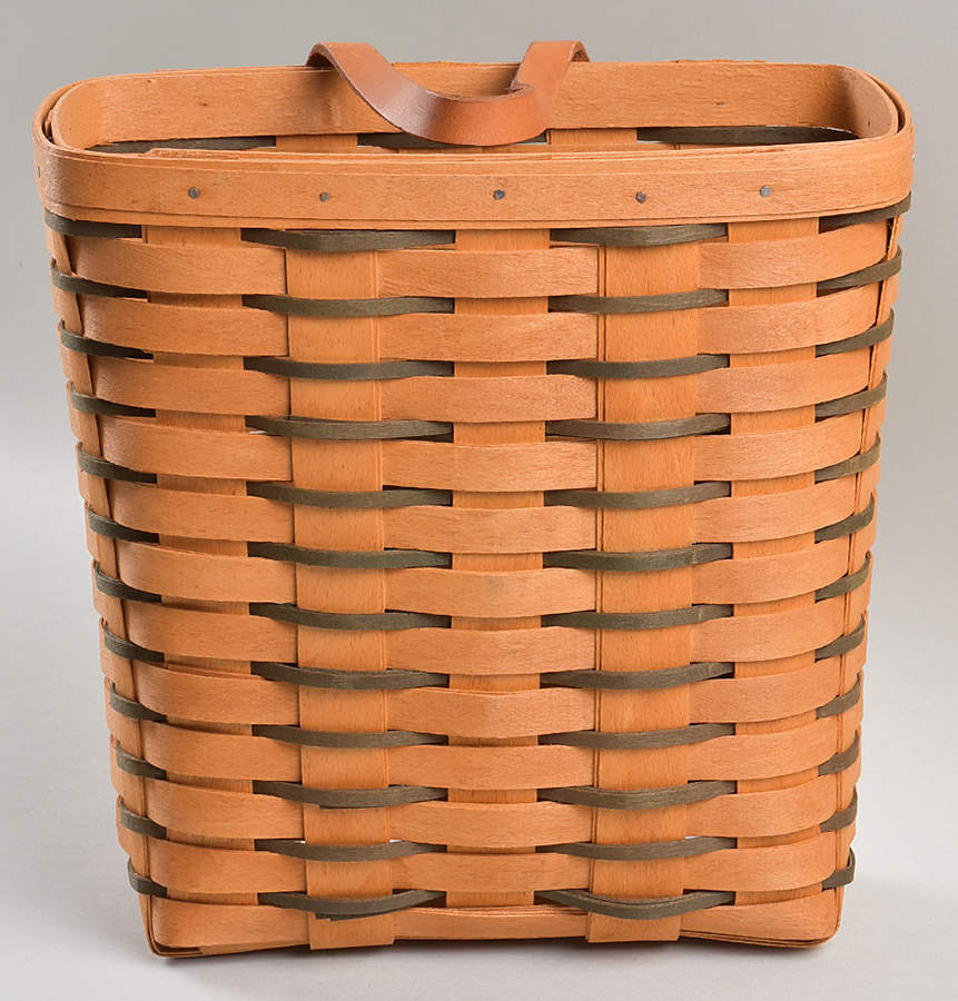 Baskets Green Accent Tall Key Basket by Longaberger-1