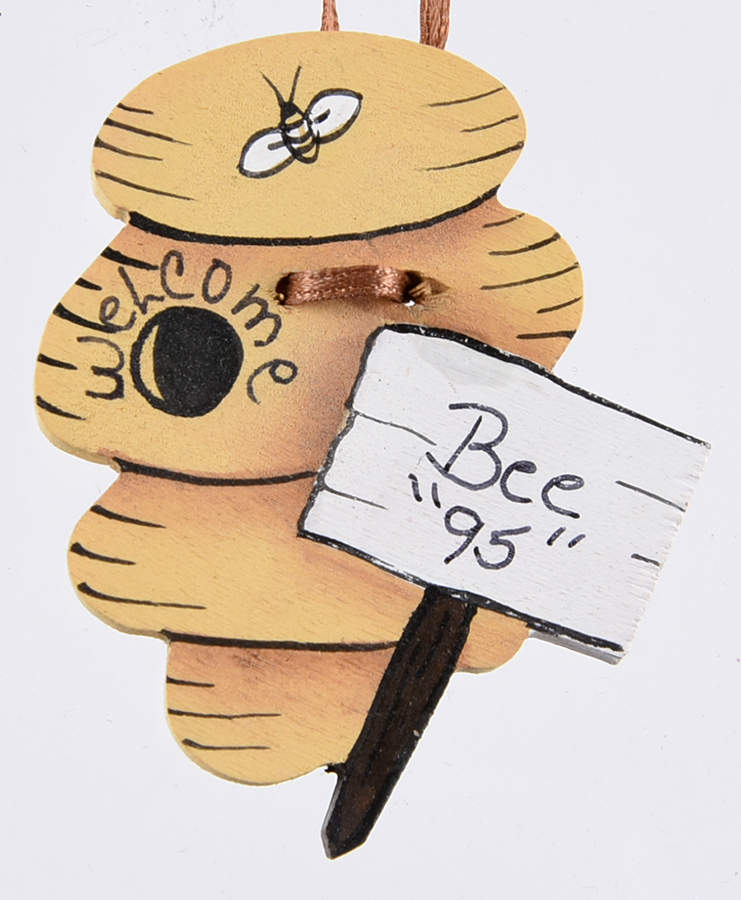 Baskets 1995 Bee "It Begins with a Dream" Tie-On Charm by Longaberger-1