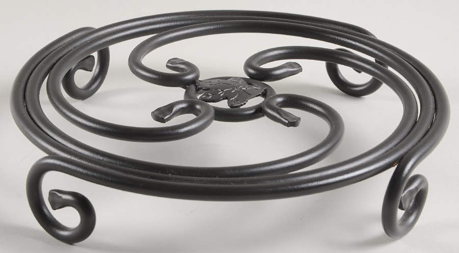 Baskets 8" Metal Round Trivet by Longaberger-1