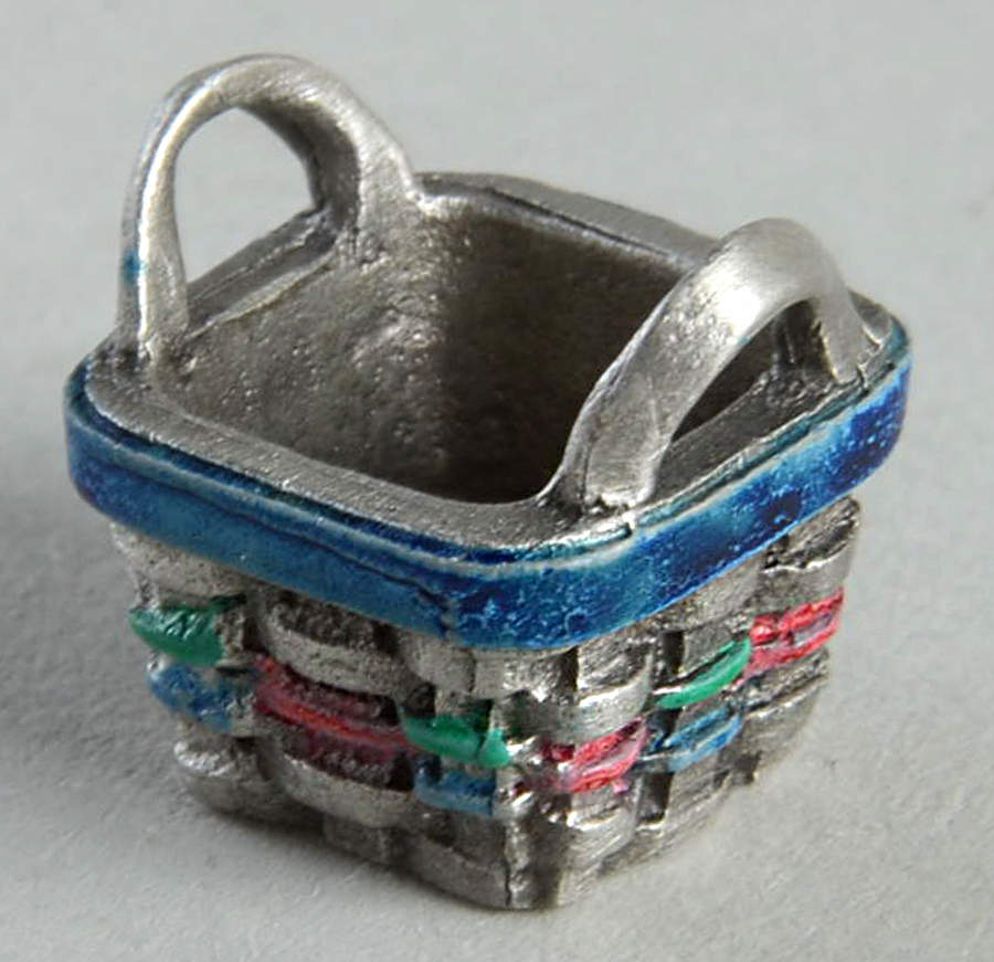 Baskets 1998 Basket Shape Charm Tie-On by Longaberger-1