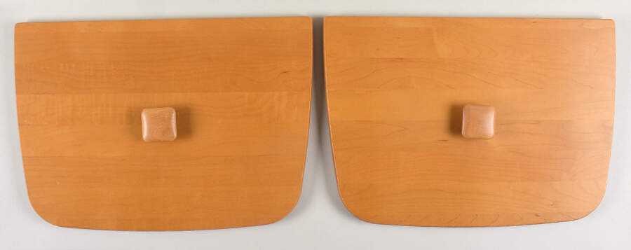 Baskets (Set of 2) Lids for Sort&Store Recycle Bin Basket by Longaberger-1