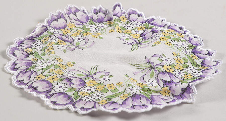 Baskets Handkerchief Liner for Little Crocus Basket by Longaberger-1