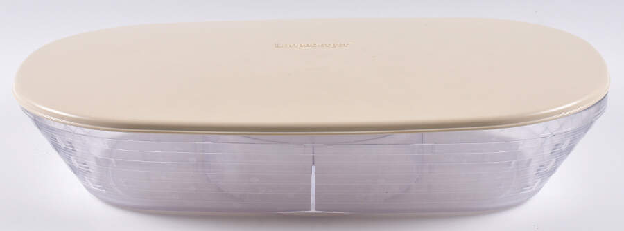 Baskets Divided Protector & Lid for Medium Oval Gathering by Longaberger-1