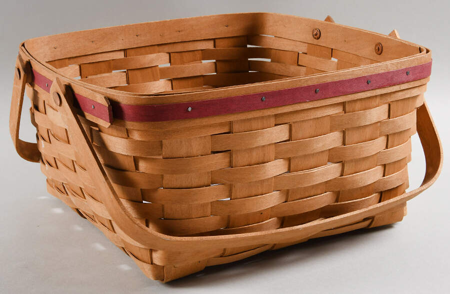 Baskets Red by Longaberger-1
