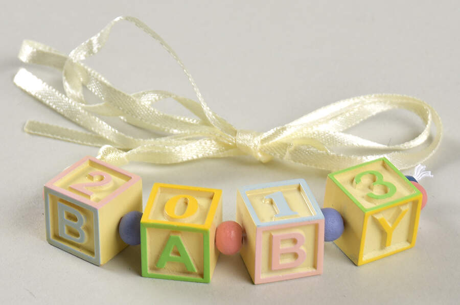 Baskets 2013 New Baby Tie-On Charm for Basket by Longaberger-1