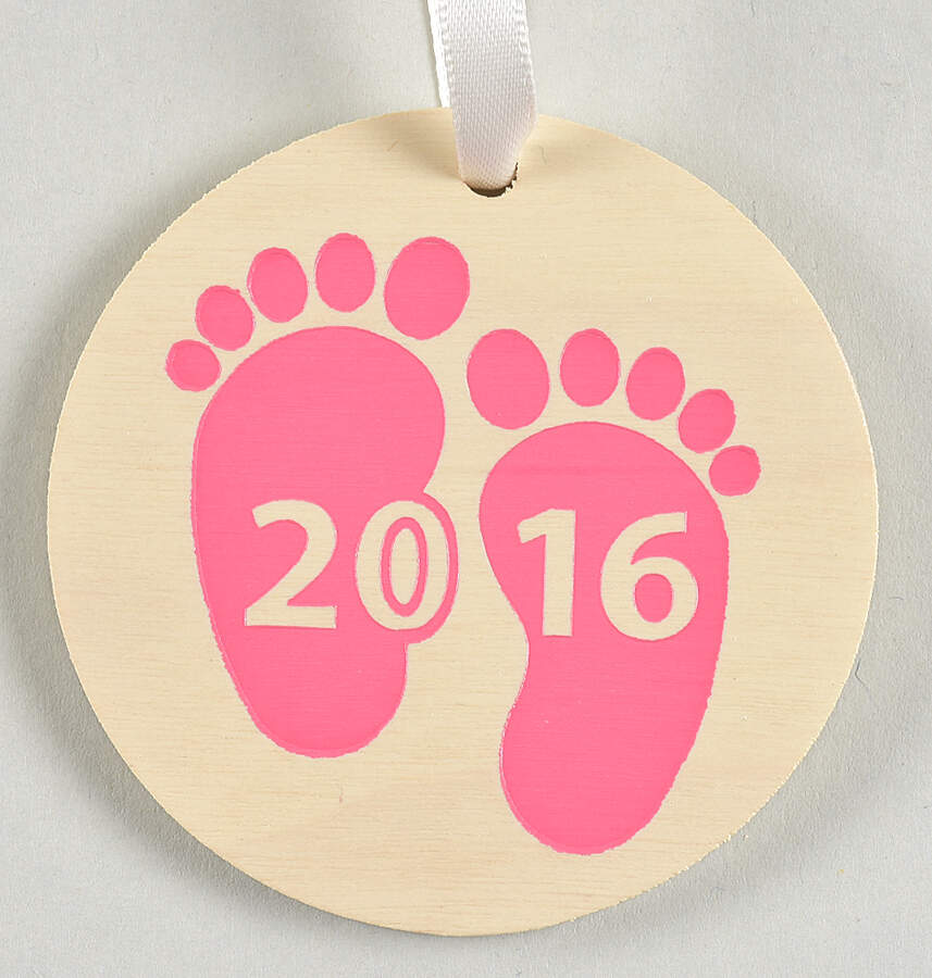 Baskets Pink Baby Tie-On Charm for Basket by Longaberger-1