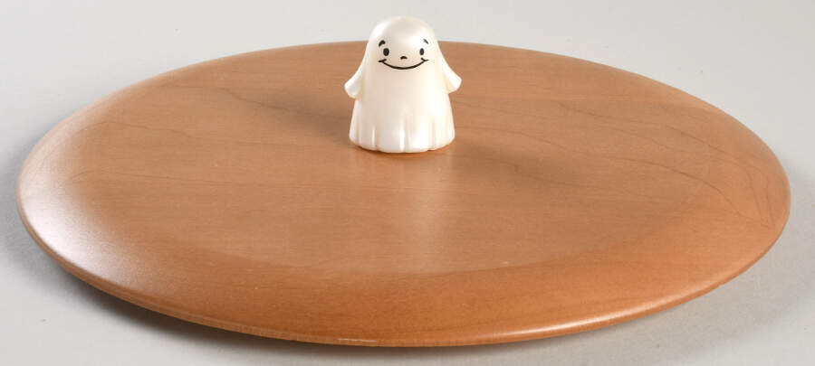Baskets Lid w/Ghost Knob for Hostess Halloween Basket by Longaberger-1