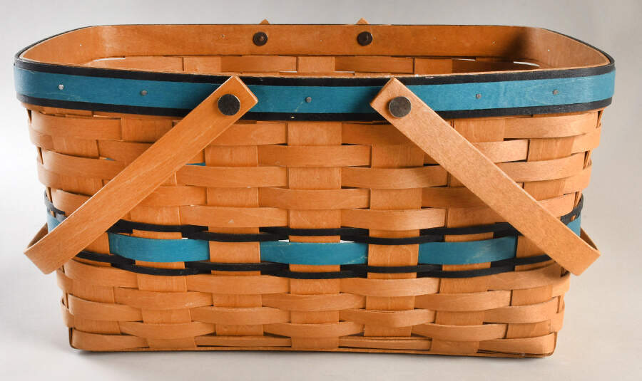 Baskets Team Spirit (2 Handle) Medium Market Basket by Longaberger-1
