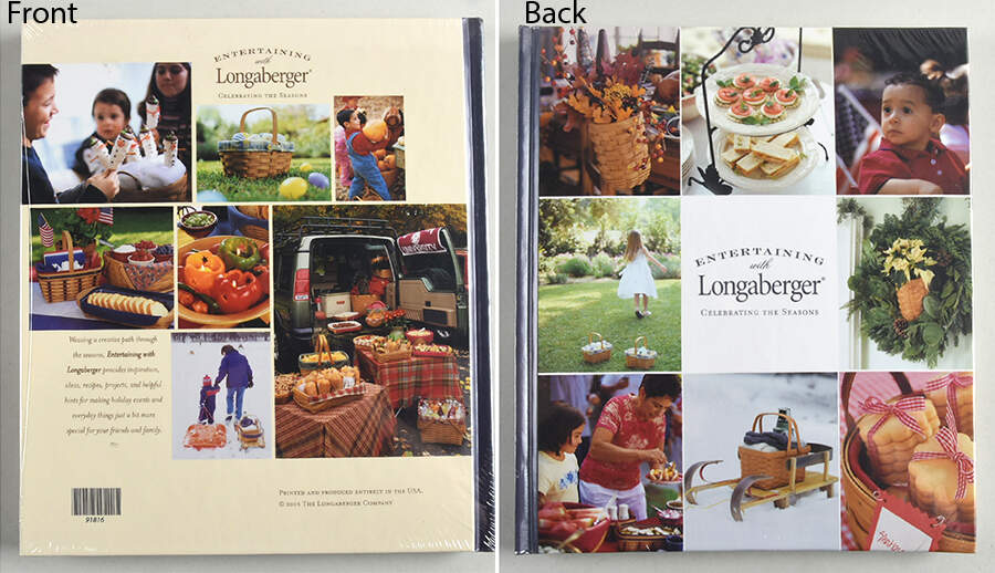 Baskets "Entertaining with Longaberger" Book by Longaberger-1
