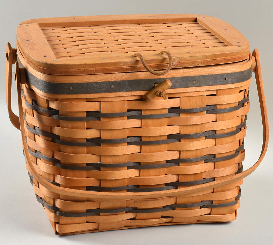 Baskets Blue Remembrance Basket by Longaberger-1