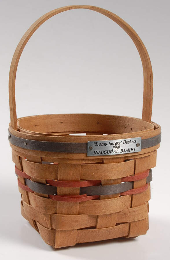 Baskets 1989 Inaugural Basket by Longaberger-1