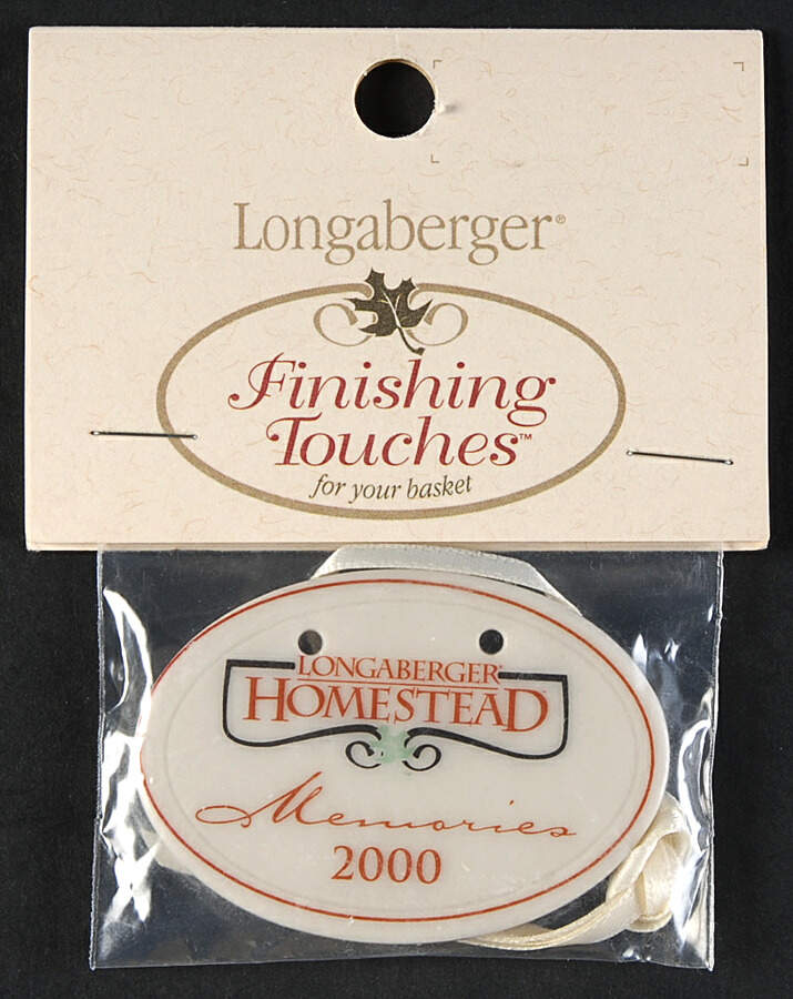 Baskets Charm for 2000 Woven Memories Basket by Longaberger-1