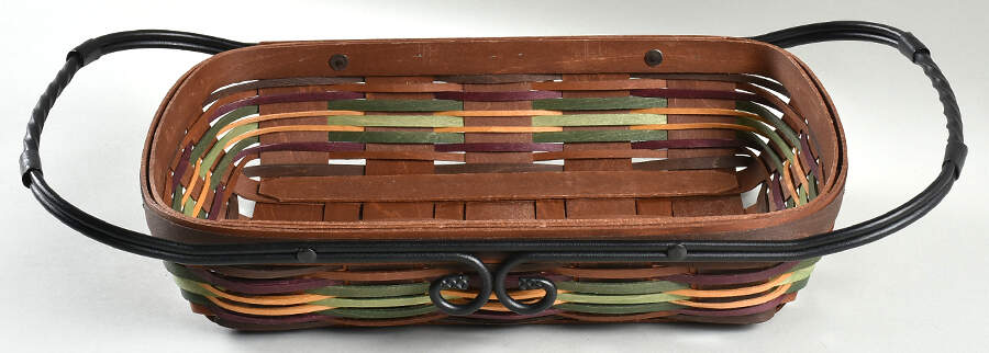 Baskets Autumn Roads Medium Artisan Server Basket by Longaberger-1