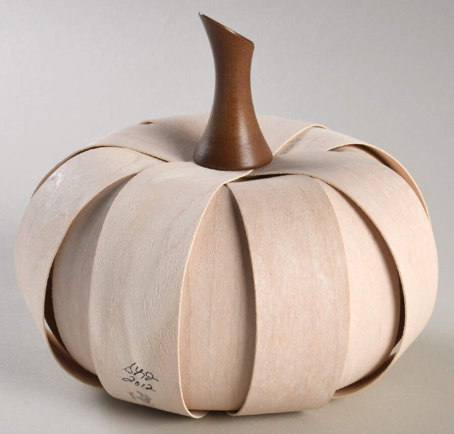 Baskets Small Spice Pumpkin (Wood Splint) by Longaberger-1