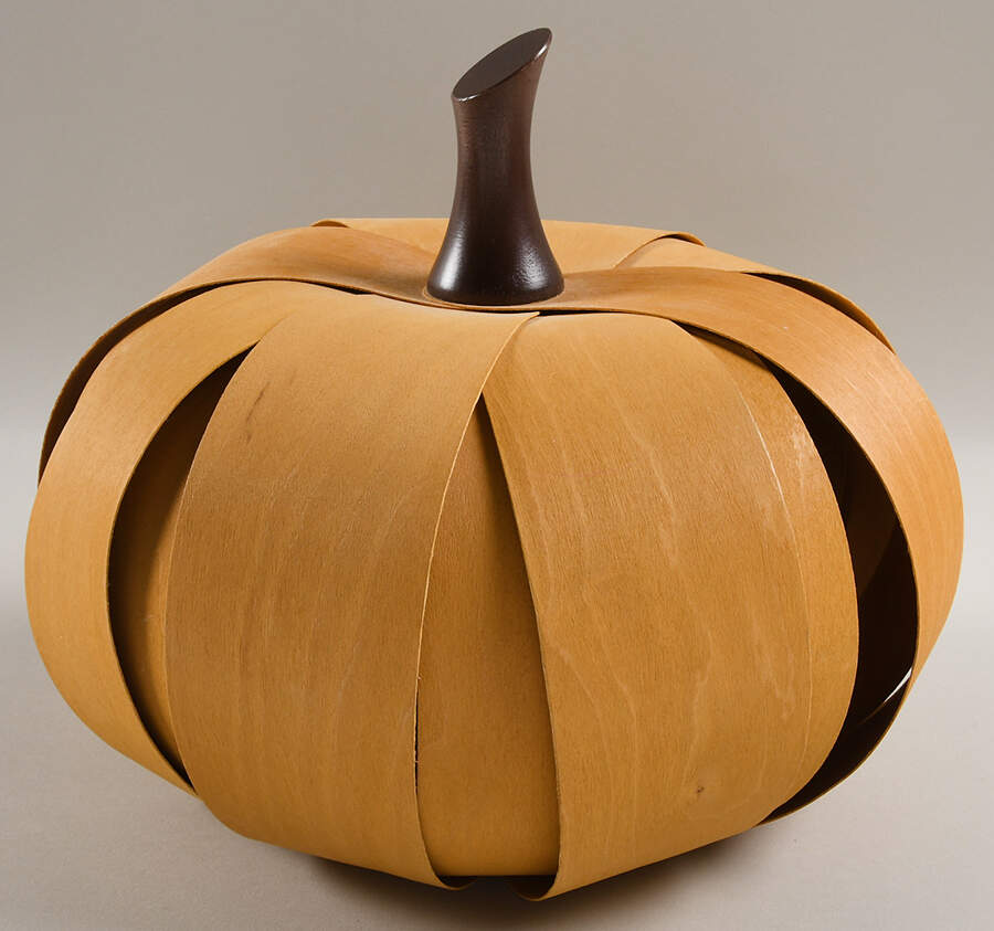 Baskets Large Spice Pumpkin (Wood Splint) by Longaberger-1