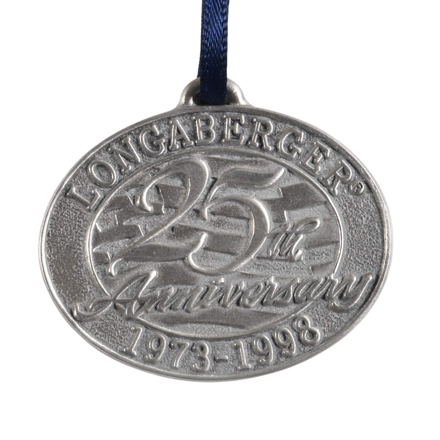 Baskets 25th Anniversary Pewter Tie-On for Basket by Longaberger-1