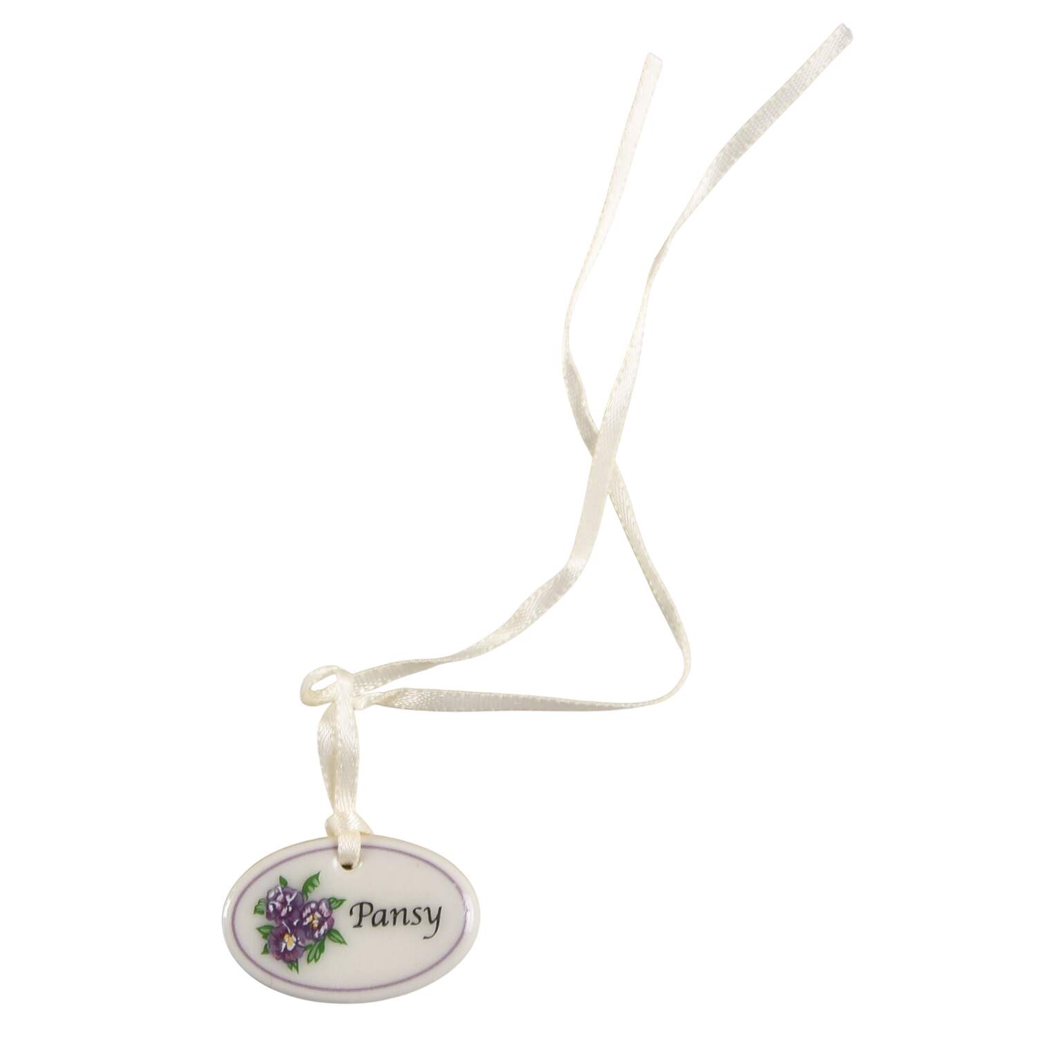 Baskets Pansy Tie-On Charm for Miniature Basket by Longaberger-1
