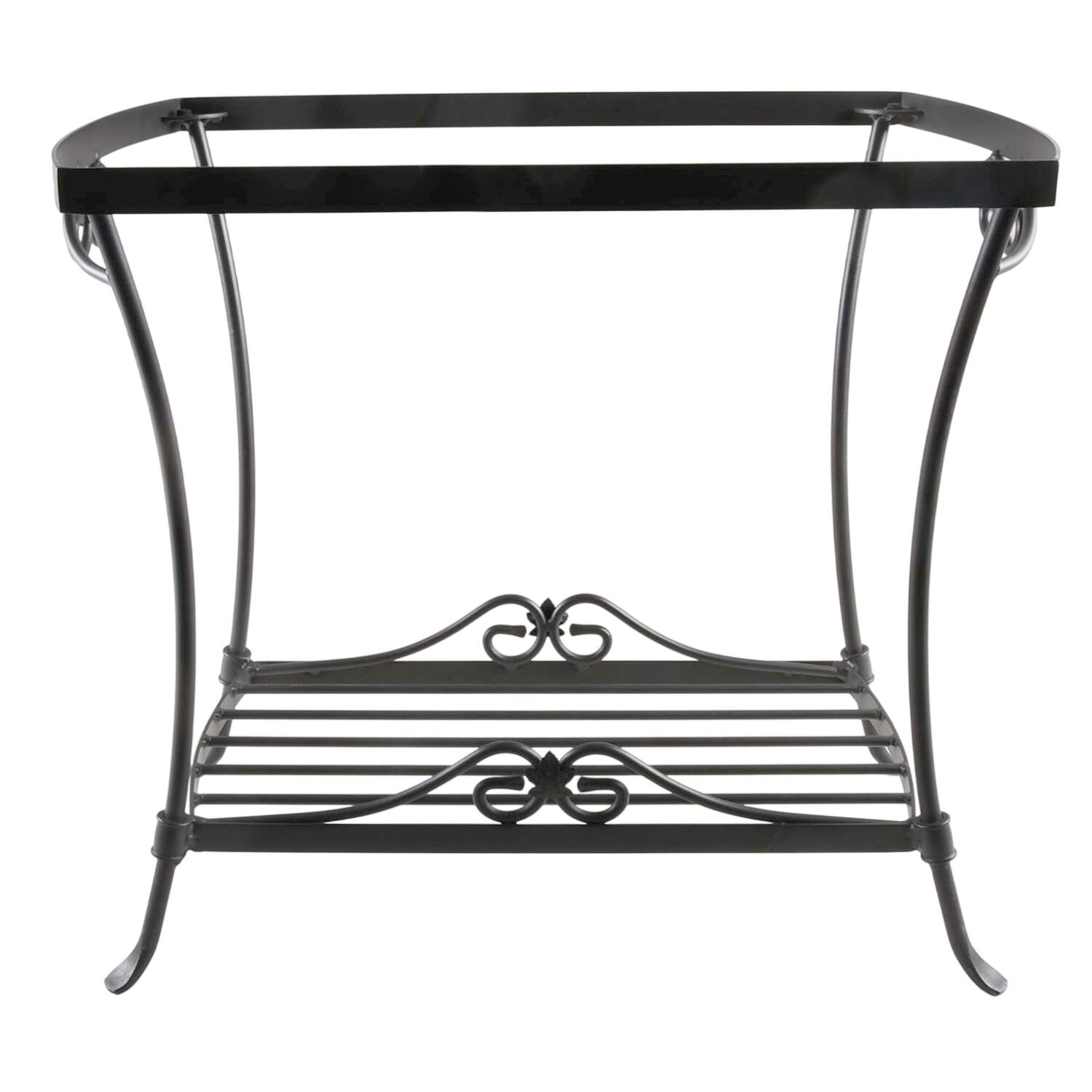 Baskets Metal Library Table No Wood Shelf by Longaberger-1