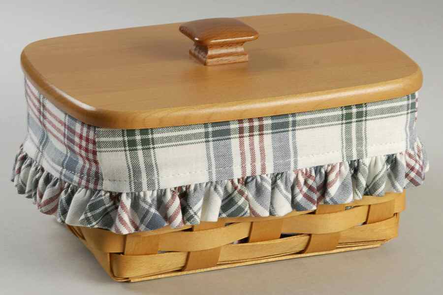 Baskets Address Basket with Lid & Liner by Longaberger-1