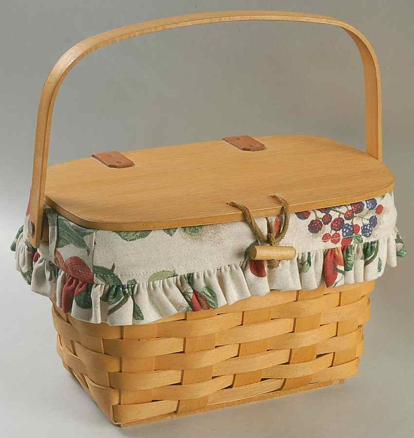 Baskets Small Purse Basket & Liner with Protector by Longaberger-1