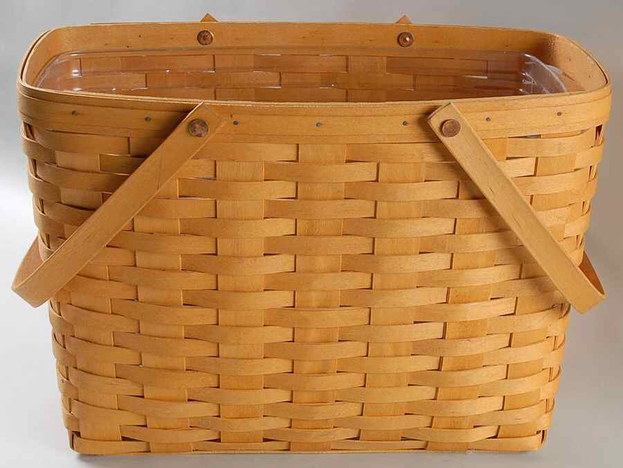 Baskets (2 Handle) Magazine Basket & Protector by Longaberger-1