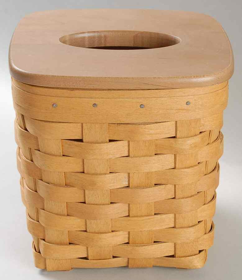 Baskets Tall Tissue Basket & Lid by Longaberger-1
