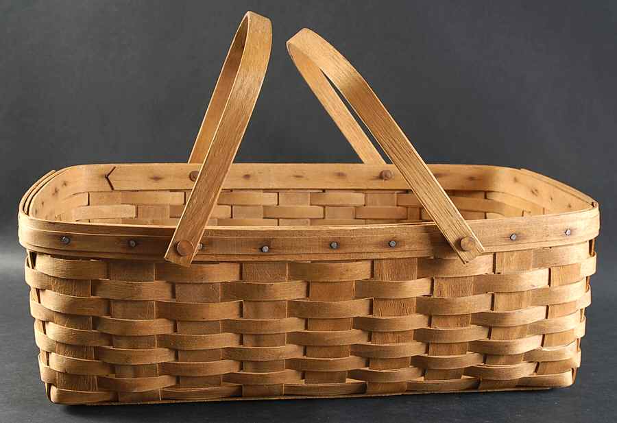 Baskets (2 Handle) Large Gathering Basket by Longaberger-1