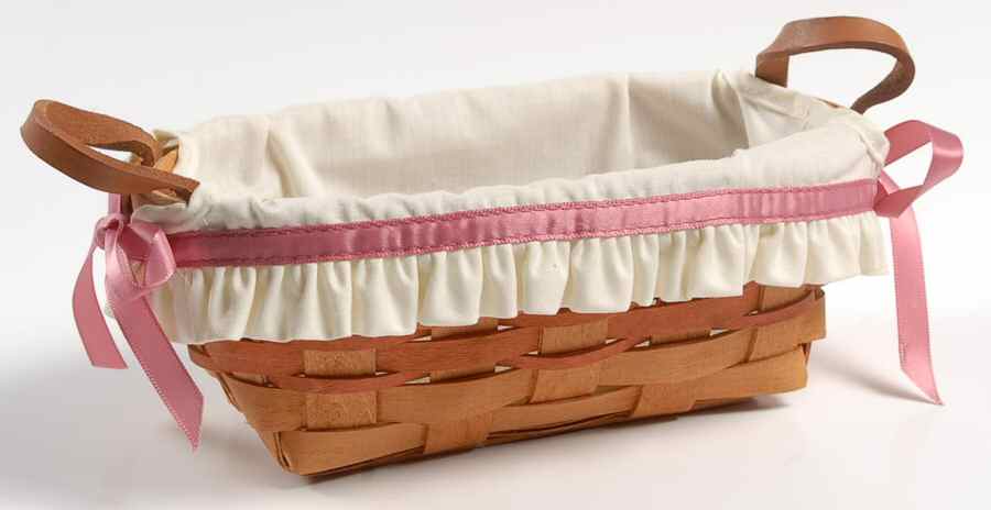 Baskets Small Oval Mother's Day Basket with Liner by Longaberger-1
