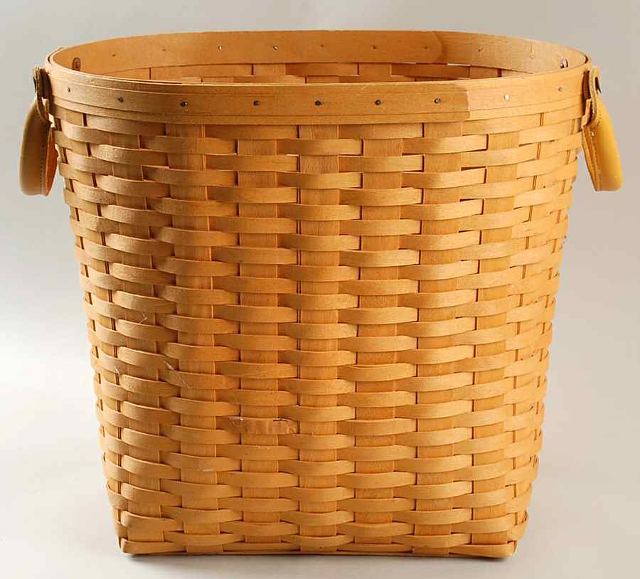 Baskets Medium Oval Waste Basket by Longaberger-1