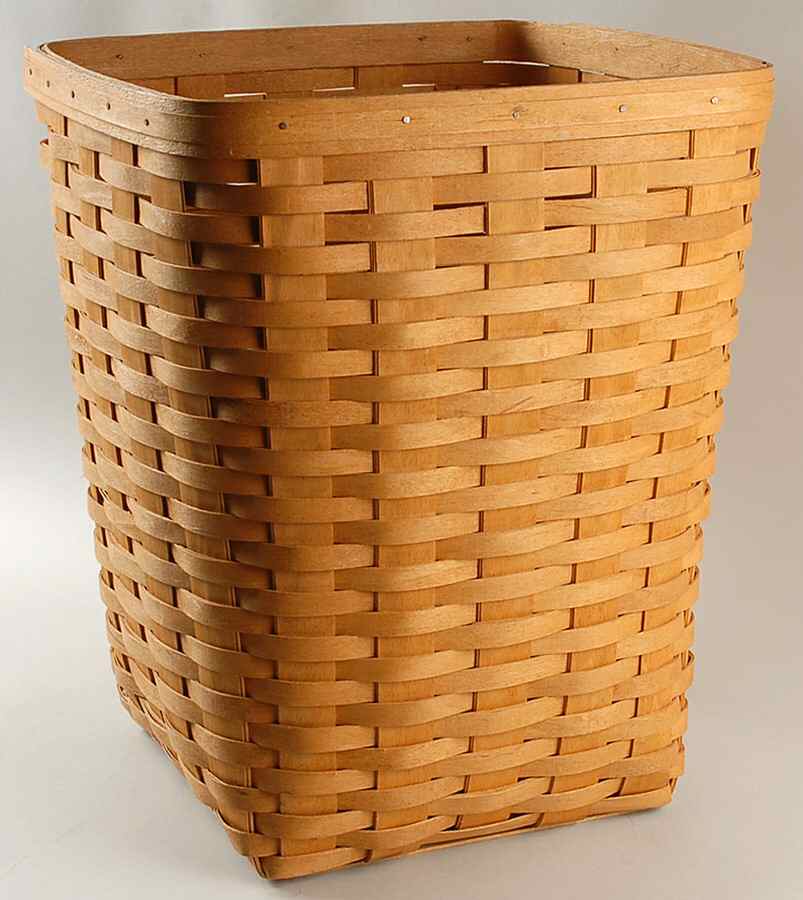 Baskets Medium Square Waste Basket by Longaberger-1