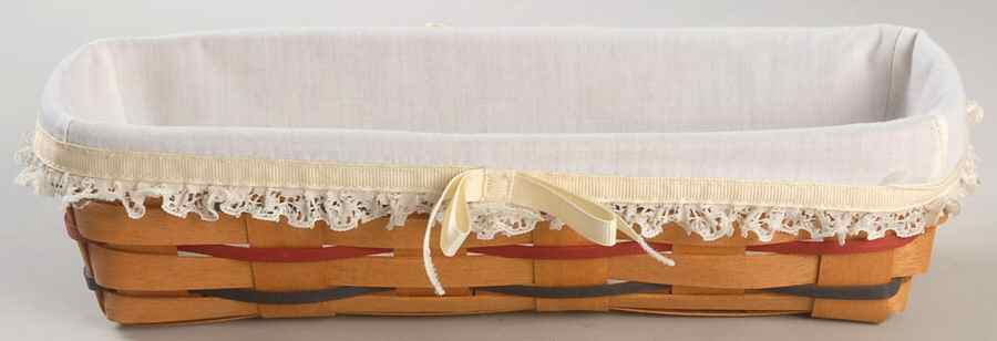 Baskets Woven Traditions Cracker Basket&Liner w/Protector by Longaberger-1