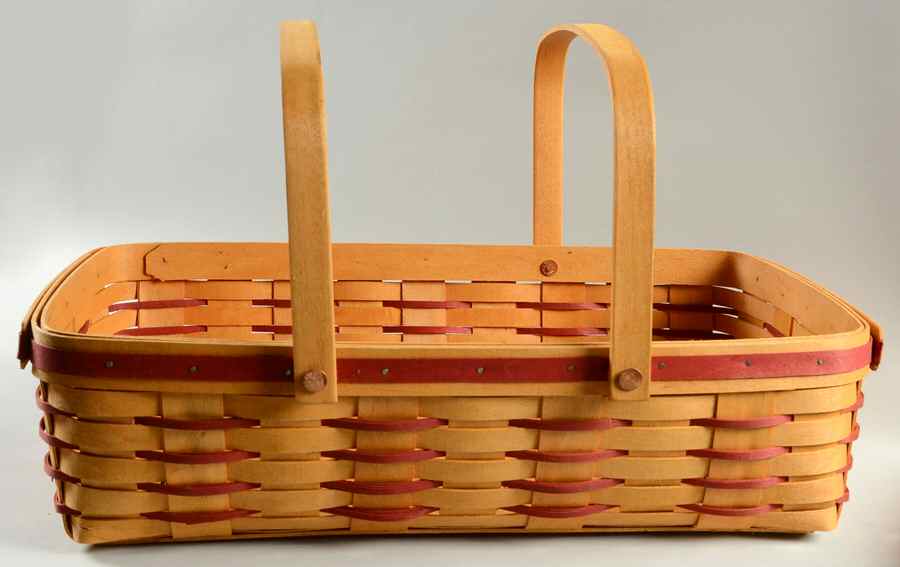 Baskets Red Gourmet Gathering Basket by Longaberger-1