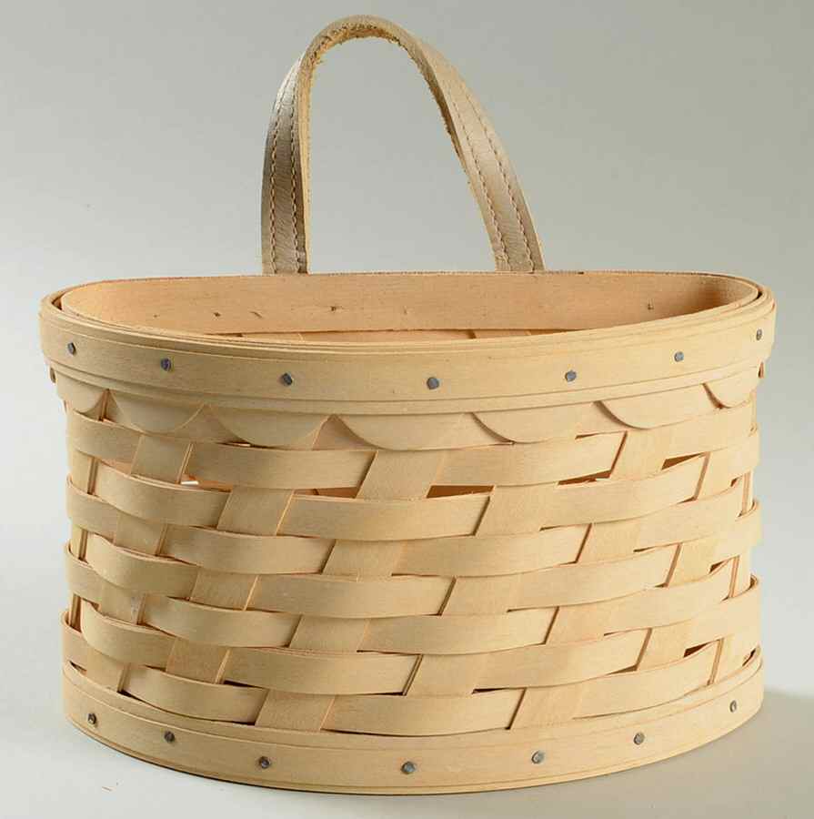 Baskets Small Scalloped Pocket Basket by Longaberger-1