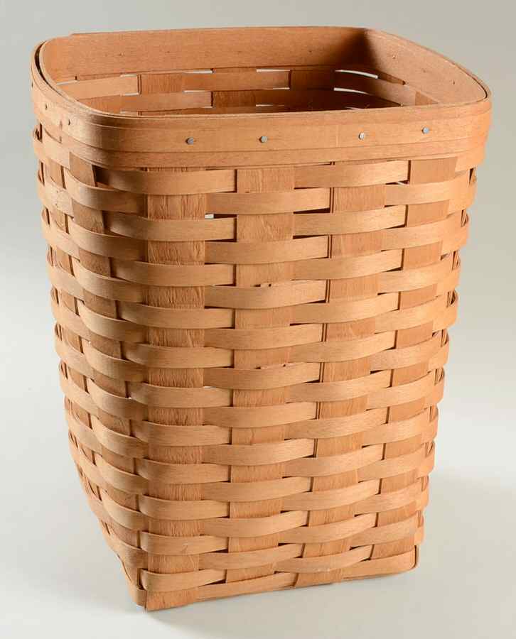 Baskets Small Square Waste Basket by Longaberger-1