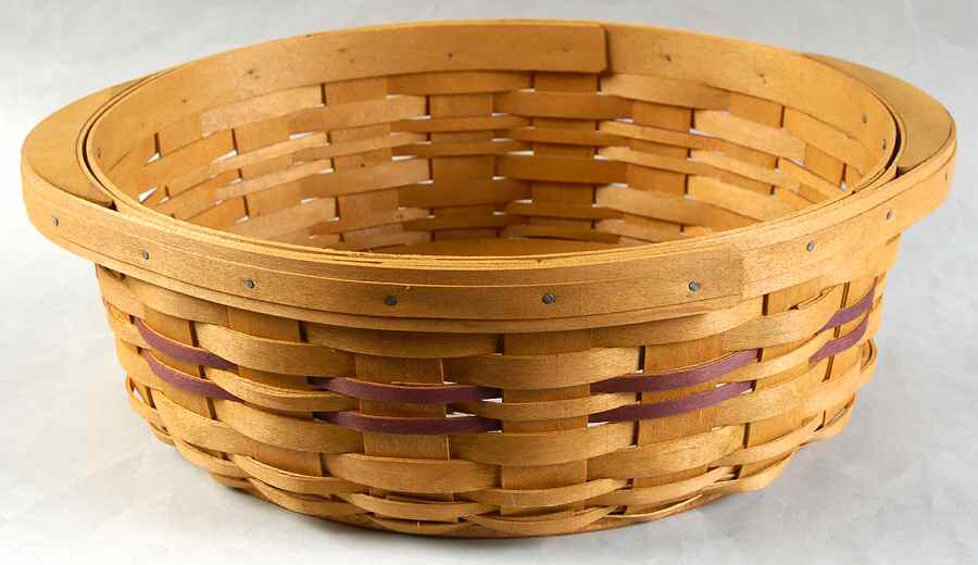 Baskets Round Serving Basket by Longaberger-1