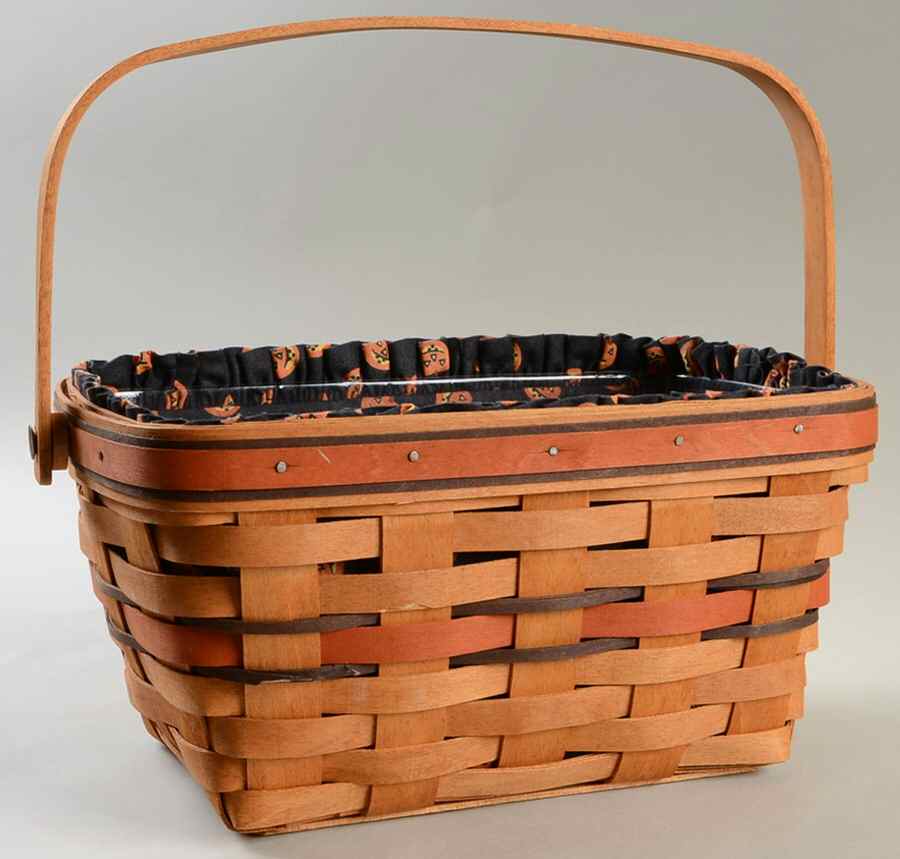 Baskets Boo Basket with Liner & Protector by Longaberger-1