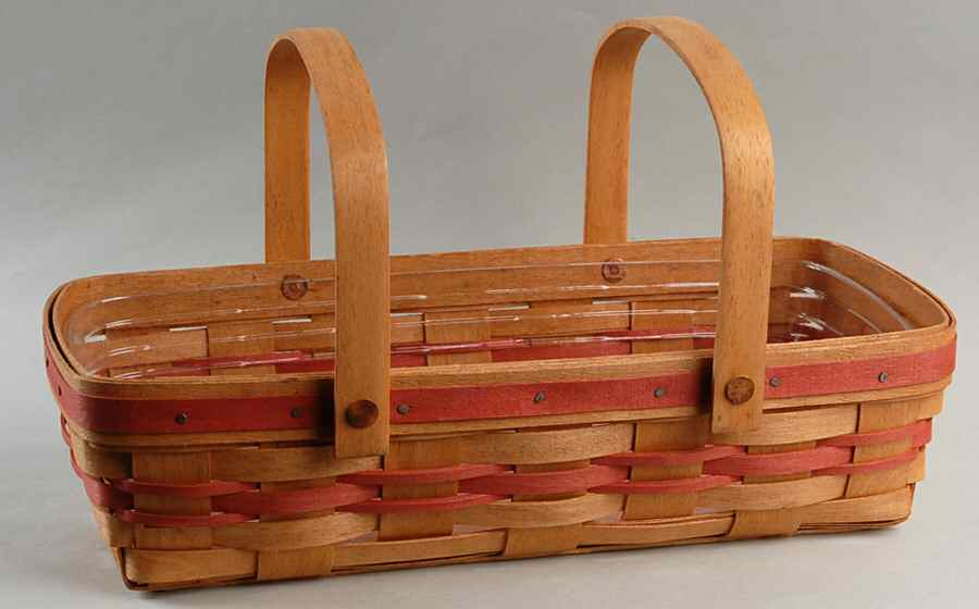 Baskets Rose Basket & Protector by Longaberger-1