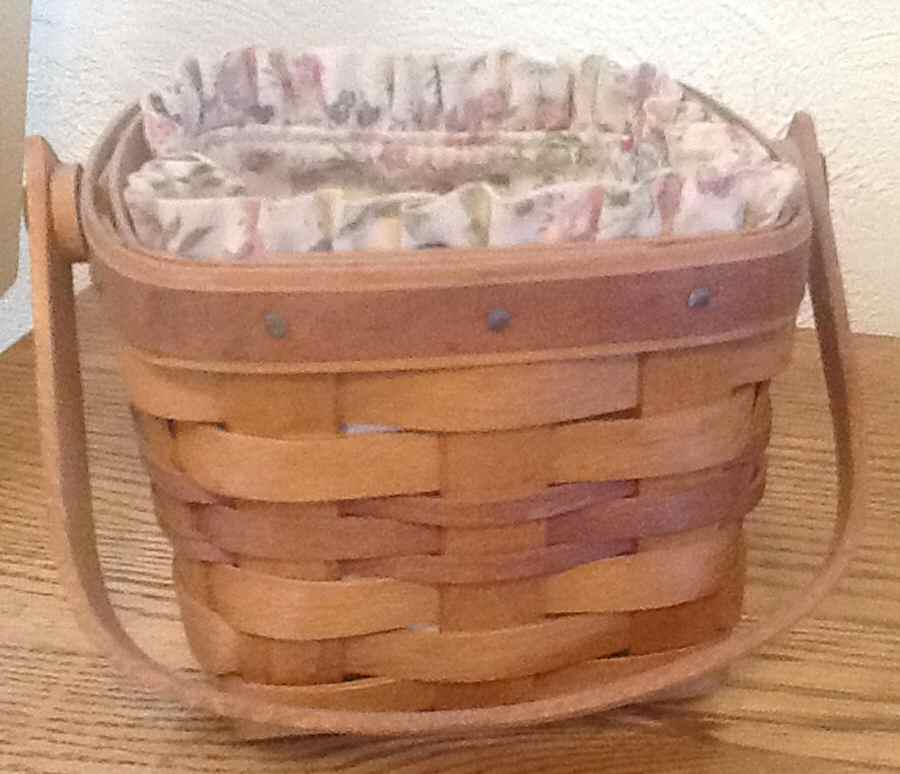 Baskets Violet Basket & Liner by Longaberger-1