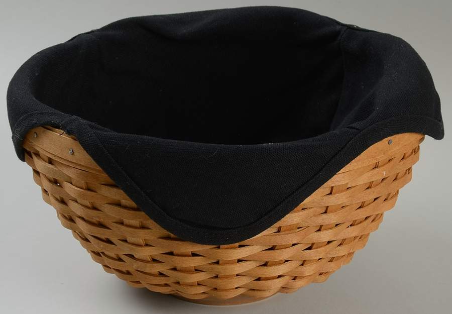 Baskets 9" Round Bowl Basket & Liner by Longaberger-1