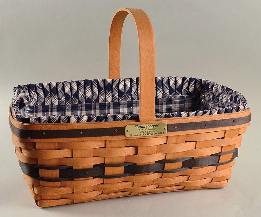 Baskets JW Original Easter Basket & Liner w/ Protector by Longaberger-1