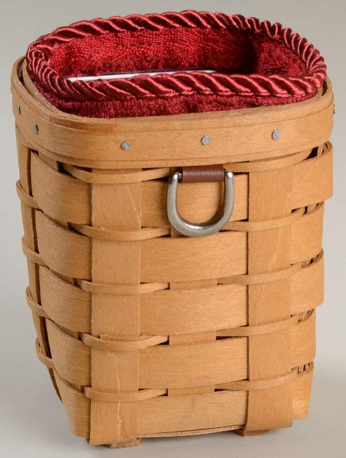 Baskets Square Pencil Basket & Liner with Protector by Longaberger-1
