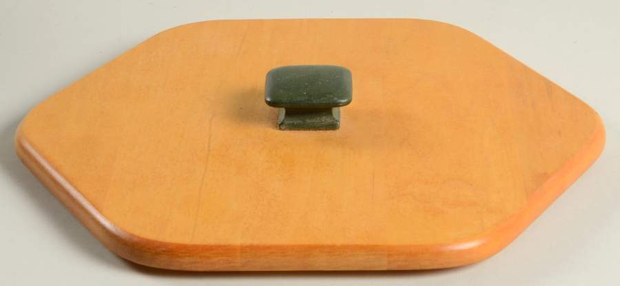 Baskets Green Knob Lid for Snowflake Basket by Longaberger-1