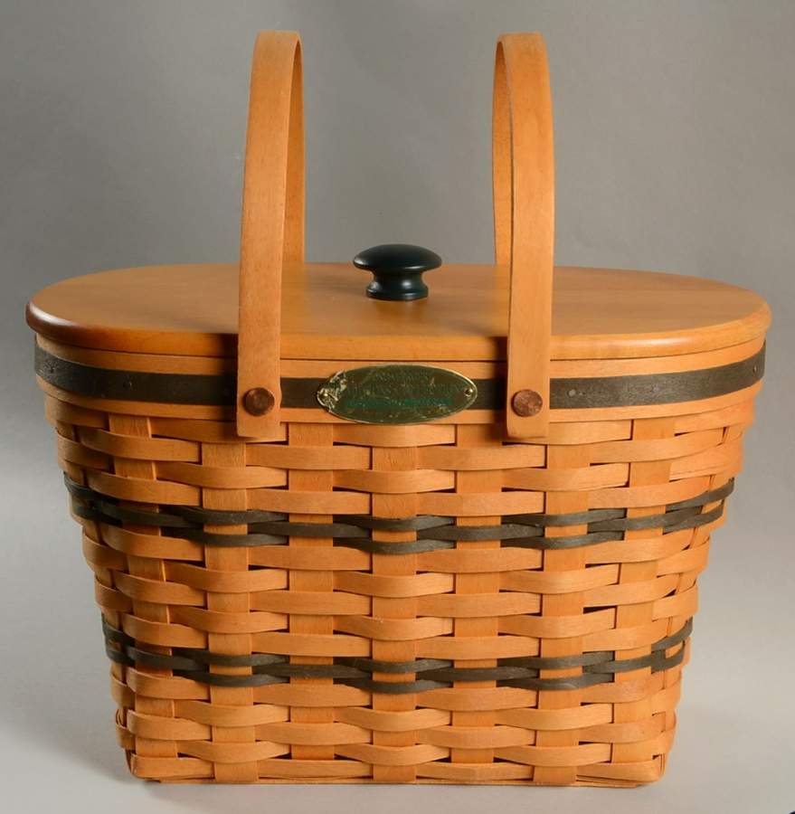 Baskets Fellowship Basket & Lid by Longaberger-1