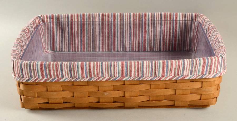 Baskets Letter Tray Basket & Liner with Protector by Longaberger-1