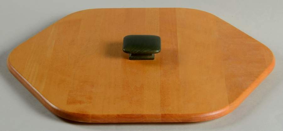 Baskets Green Knob Lid for Snowflake Basket by Longaberger-1