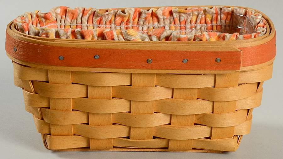 Baskets Candy Corn Basket & Liner with Protector by Longaberger-1
